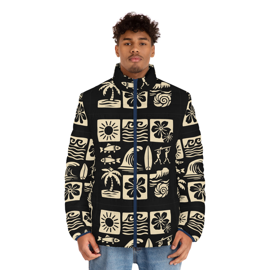 Men's Puffer Jacket (AOP)