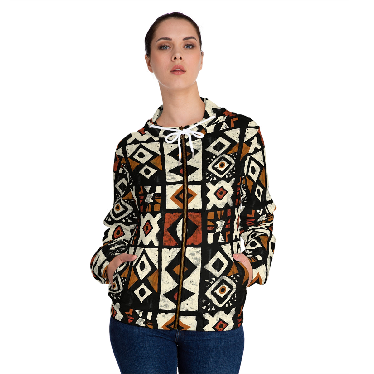 Women’s Full-Zip Hoodie (AOP)