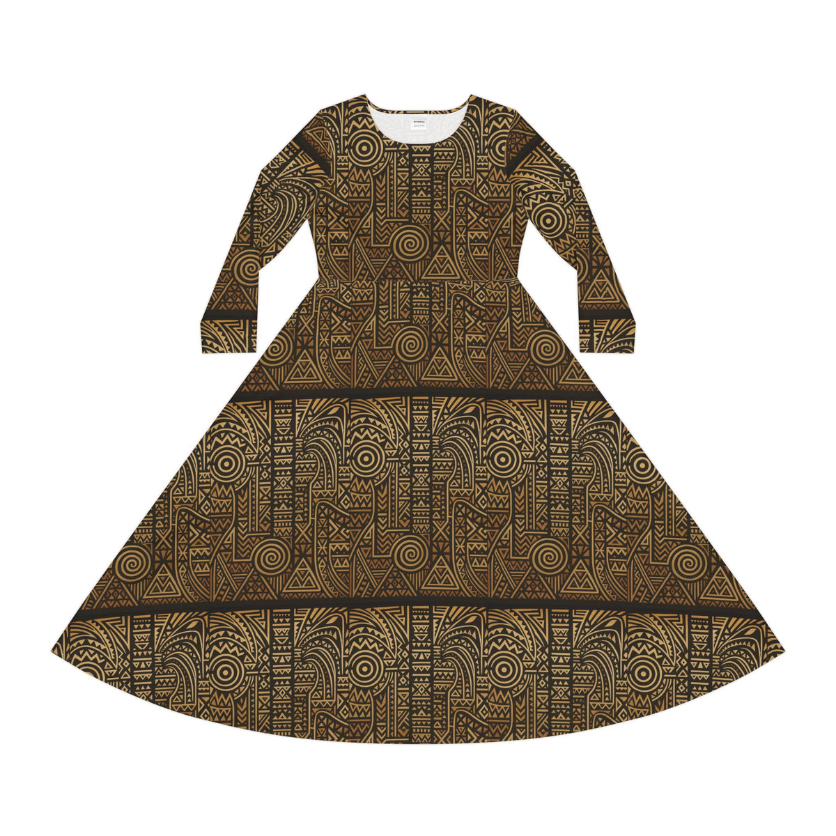 Women's Long Sleeve Dance Dress (AOP)
