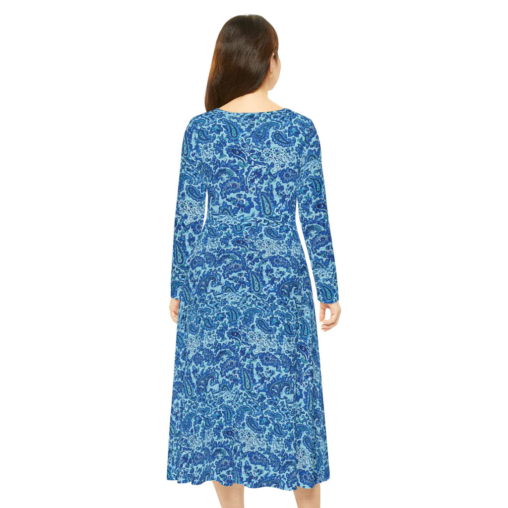 Women's Long Sleeve Dance Dress (AOP)