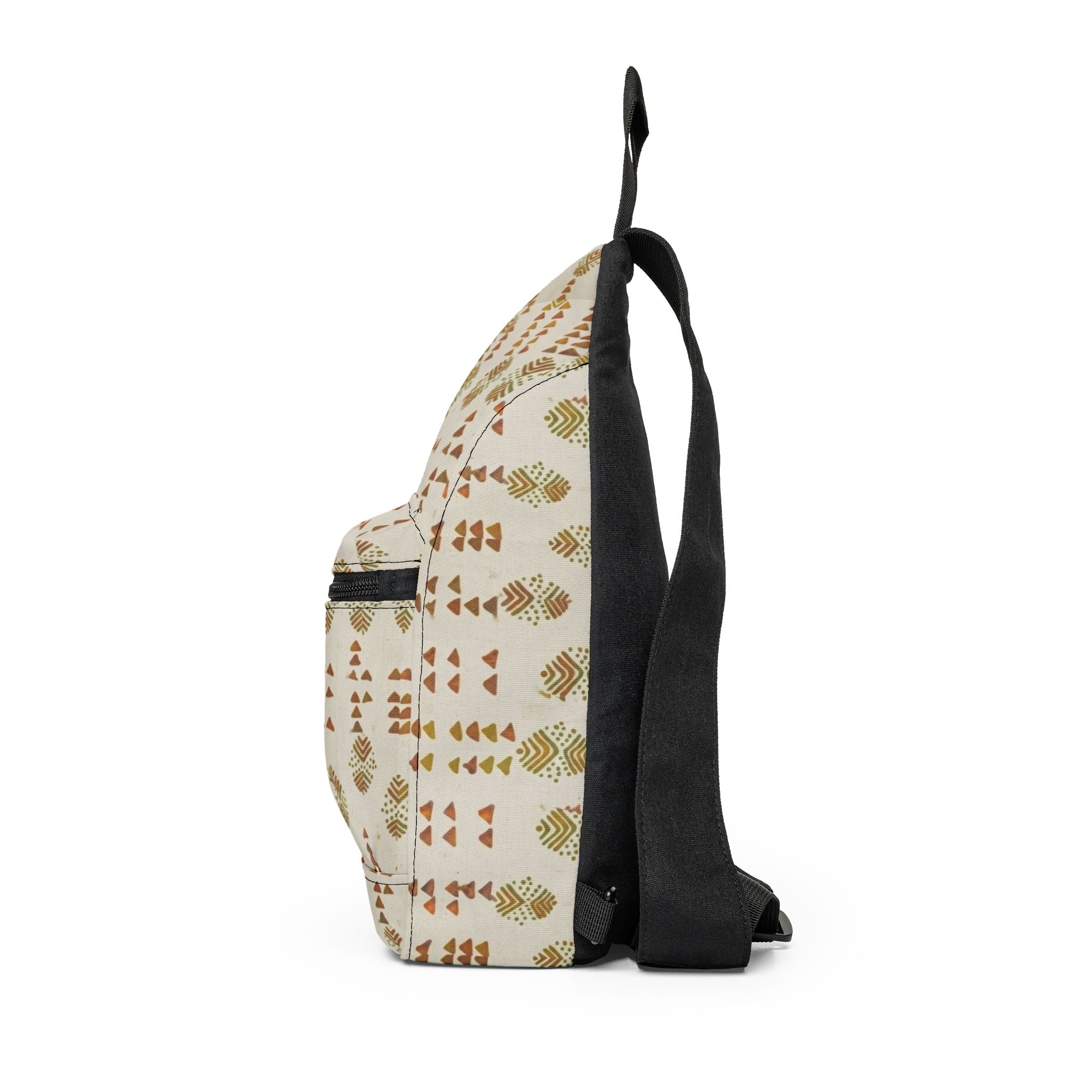 Boho Geo Pattern Sling Bag — Lightweight Crossbody for Travel & Everyday