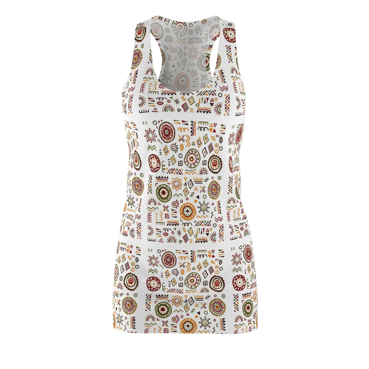 Women's Cut & Sew Racerback Dress (AOP)