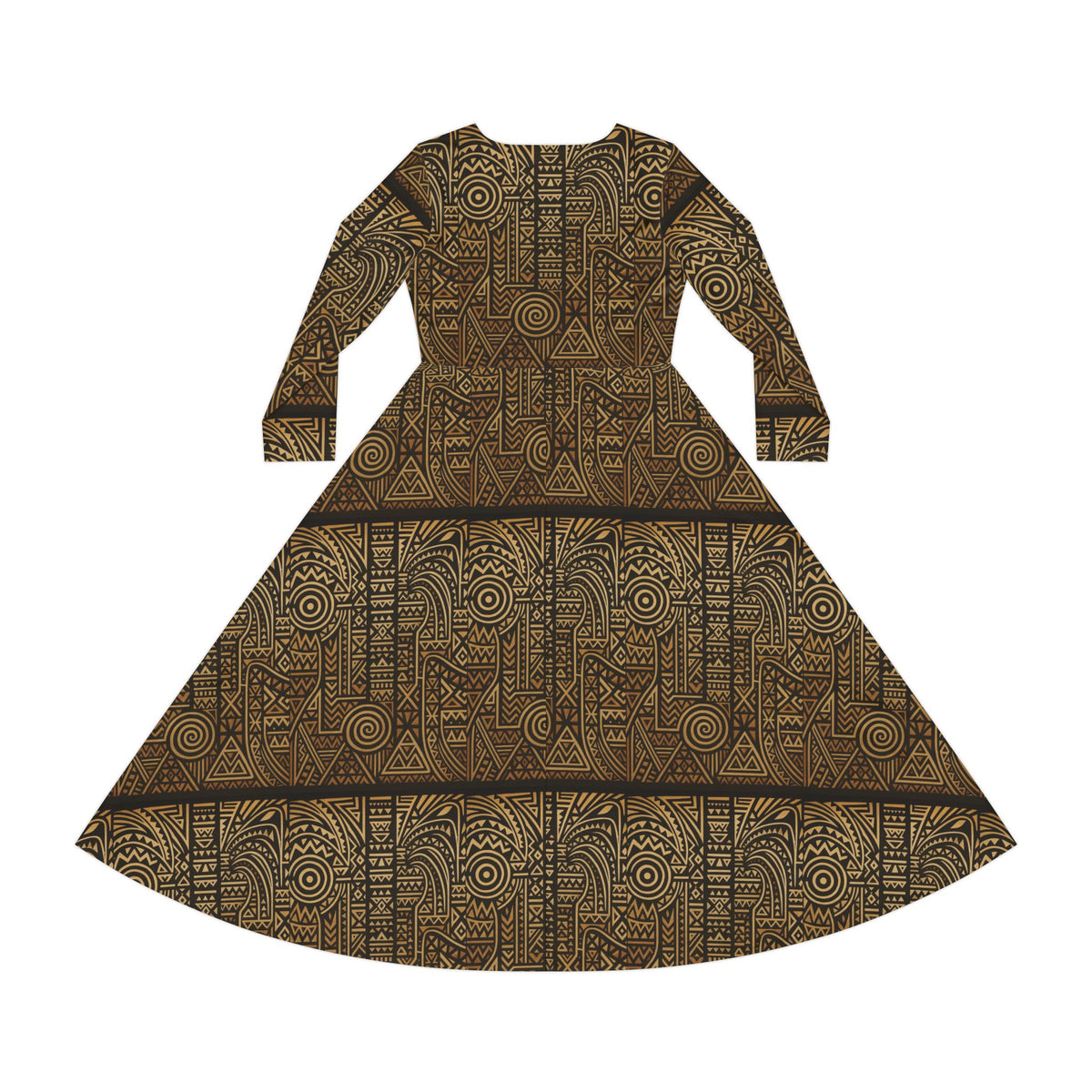 Women's Long Sleeve Dance Dress (AOP)