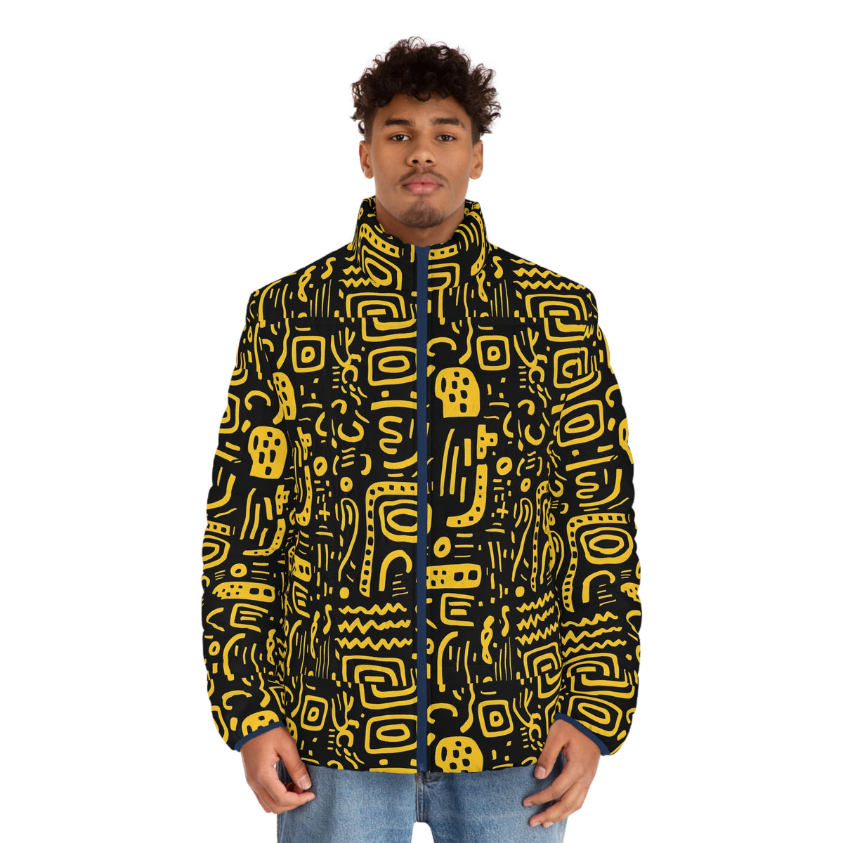 Men's Puffer Jacket (AOP)