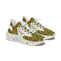 Women’s Mesh Sneakers — Retro Pixel Plaid Athletic Shoes