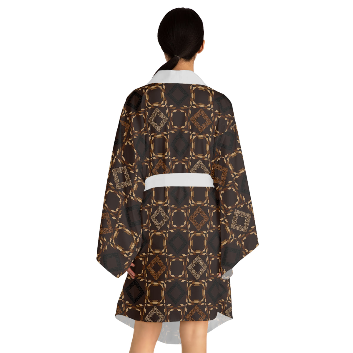 Long Sleeve Kimono Robe (AOP)