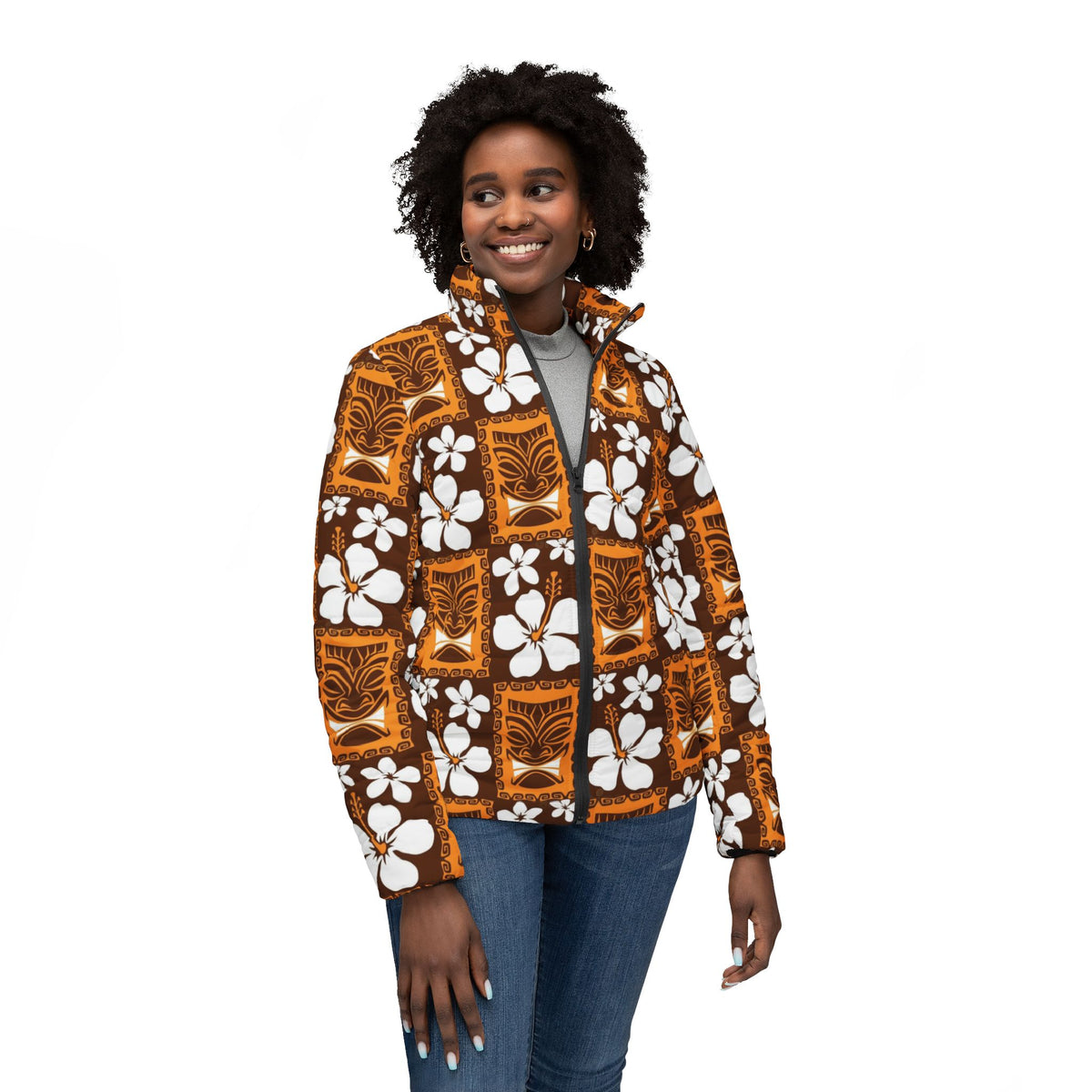Women’s Puffer Jacket (AOP)