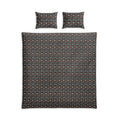 Geometric Tribal Cotton Duvet Cover Set – Boho Pattern Bedspread with Matching Pillowcases