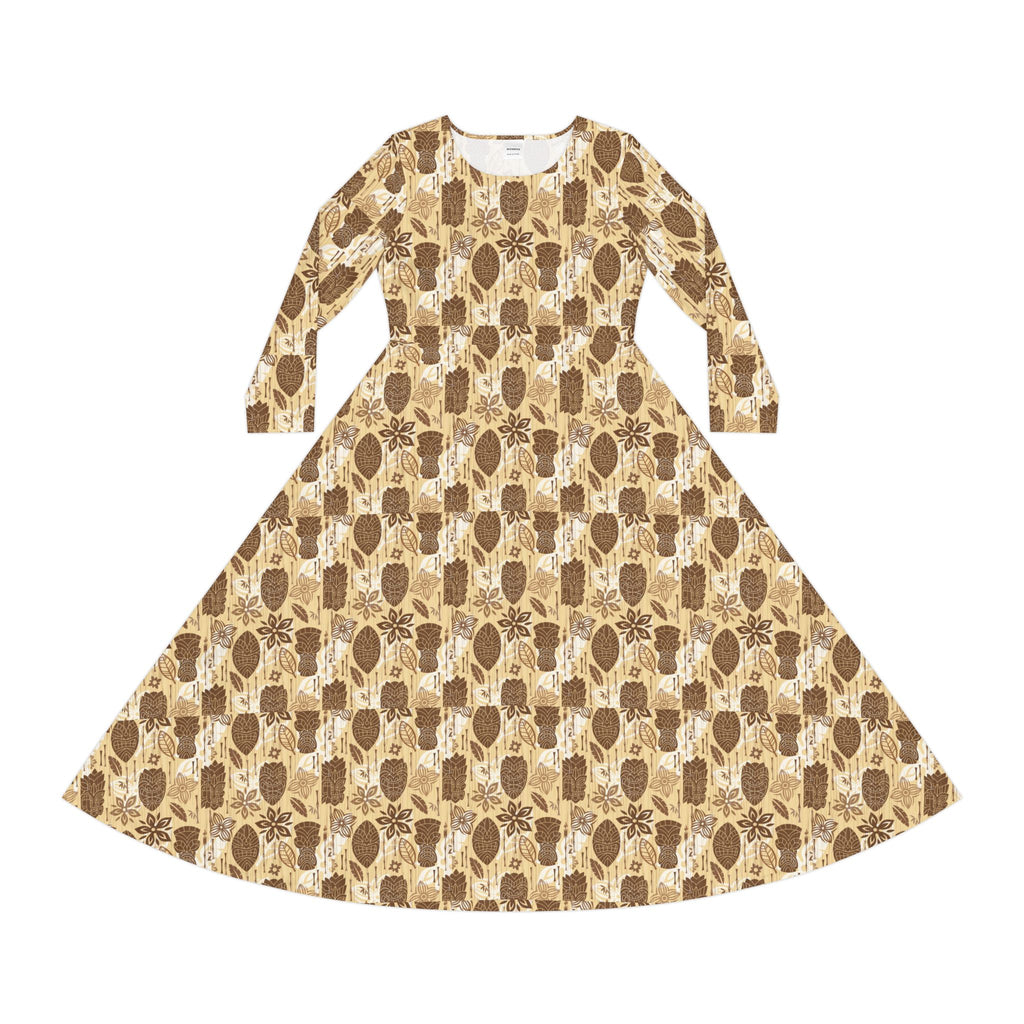 Women's Long Sleeve Dance Dress (AOP)