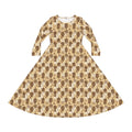 Women's Long Sleeve Dance Dress (AOP)
