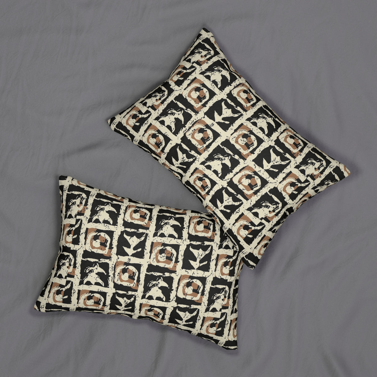 Spun Polyester Lumbar Pillow