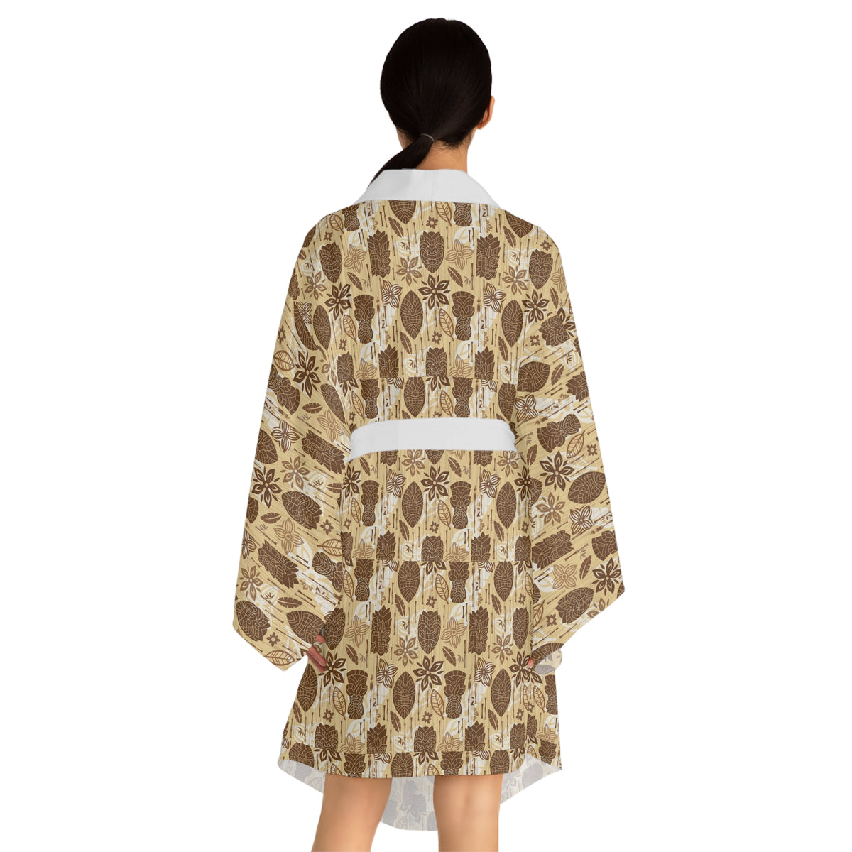 Long Sleeve Kimono Robe (AOP)