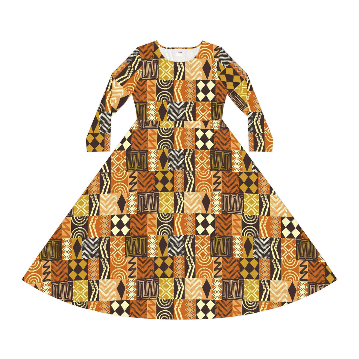 Women's Long Sleeve Dance Dress (AOP)