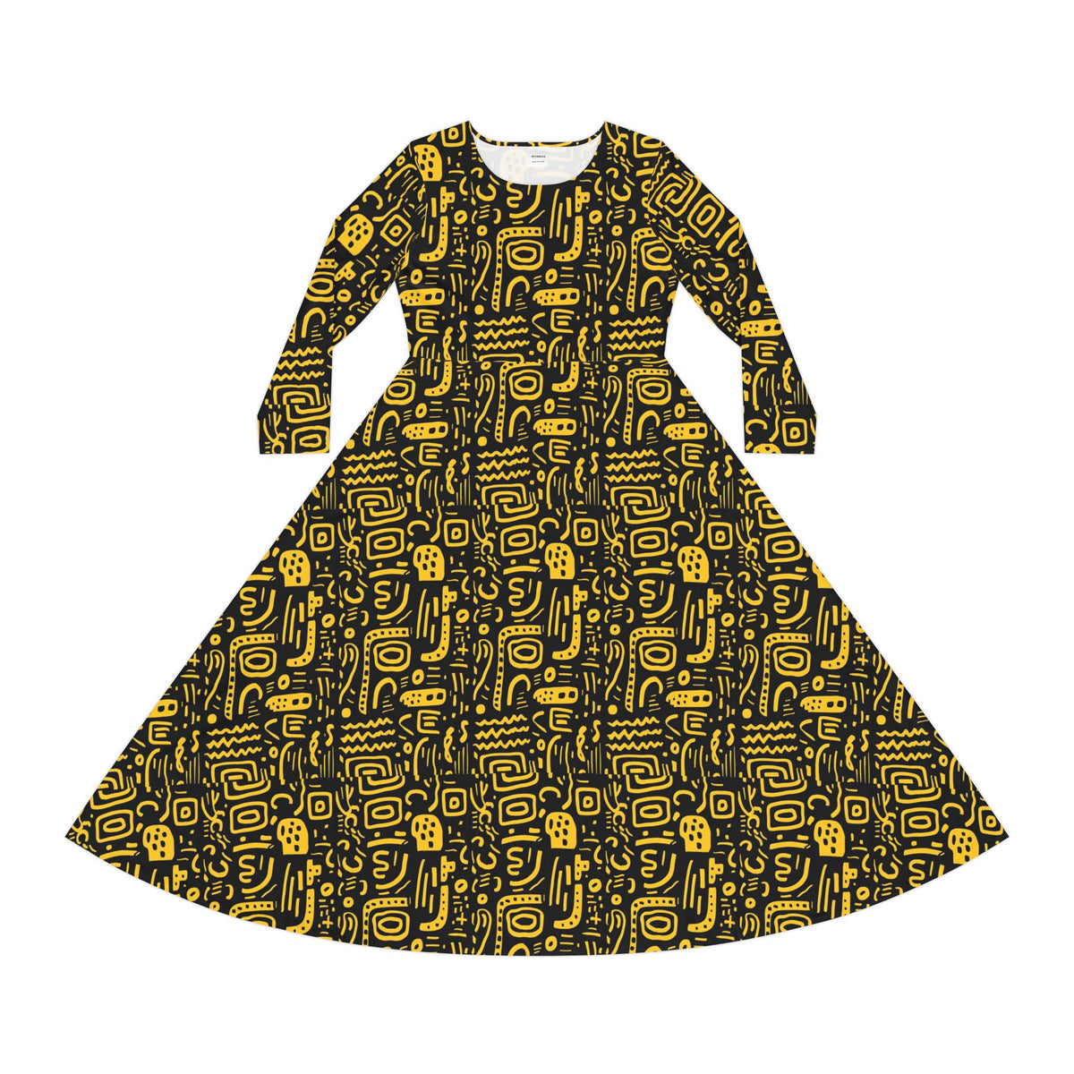 Women's Long Sleeve Dance Dress (AOP)