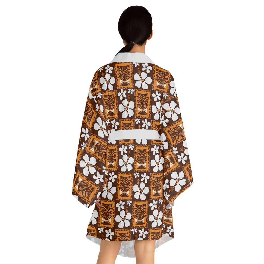 Long Sleeve Kimono Robe (AOP)