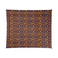 Woven Kente-Inspired Comforter — Warm Geometric Pattern Bedspread