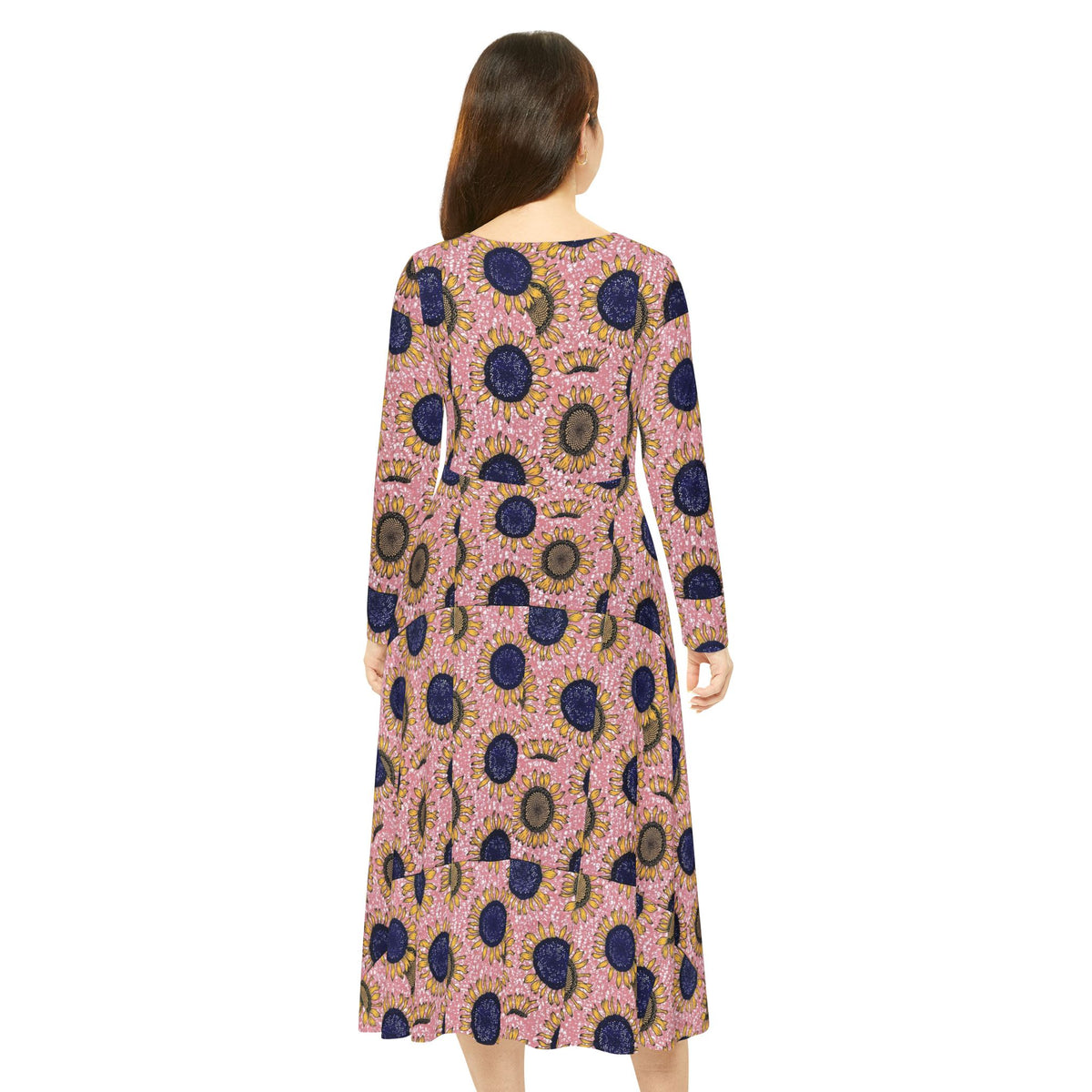 Women's Long Sleeve Dance Dress (AOP)