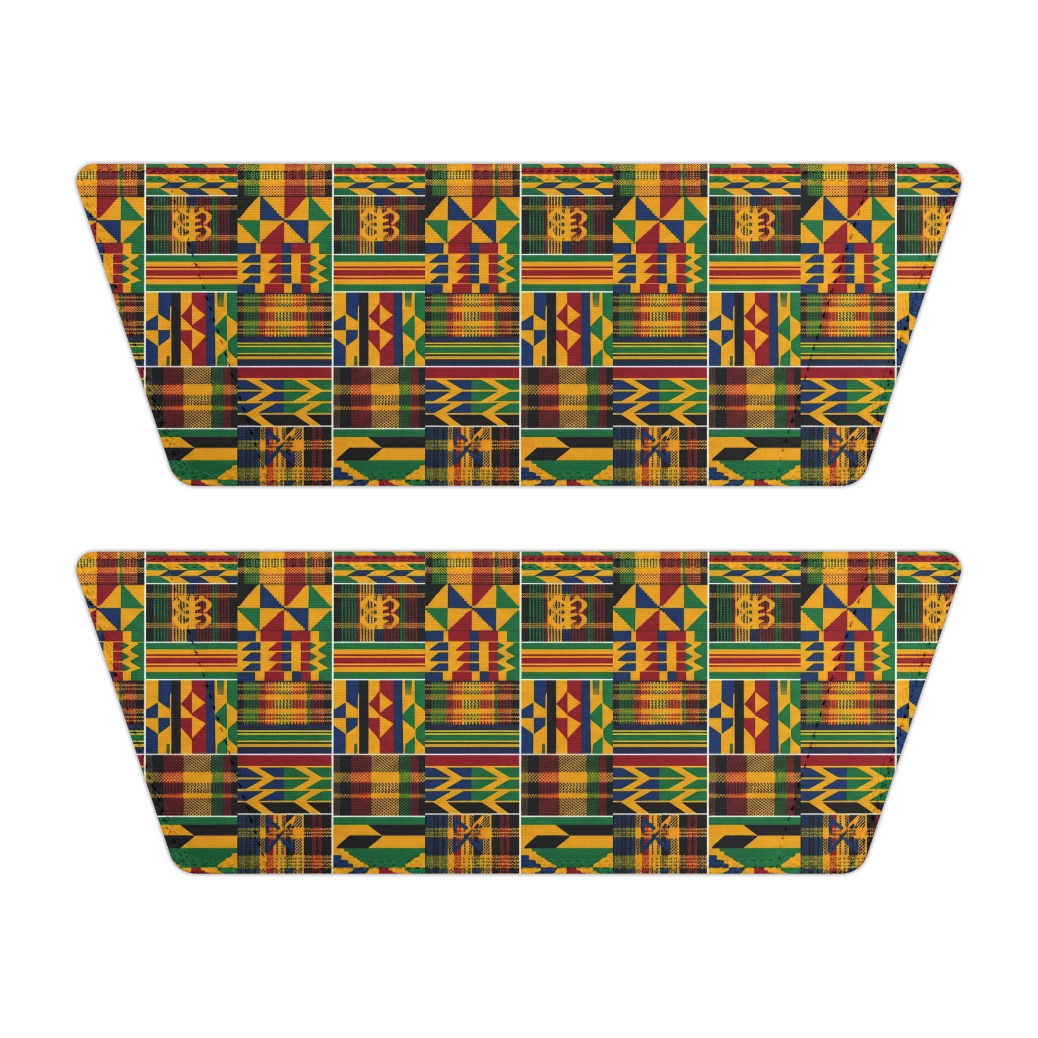 Kente Print Women's Slide Sandals — Removable Strap Comfort Slides