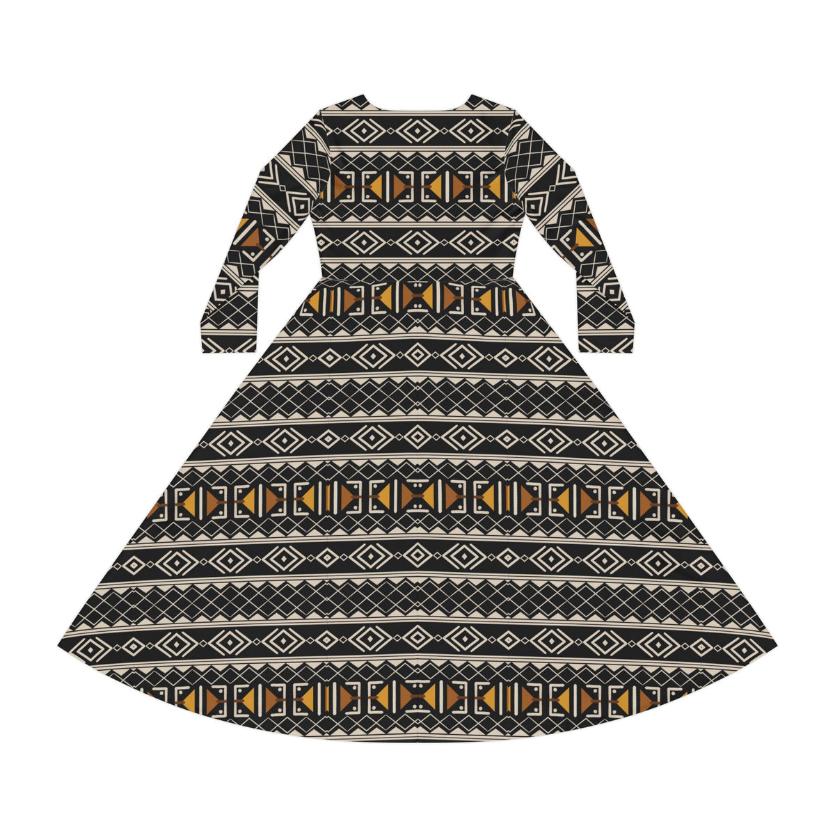 Women's Long Sleeve Dance Dress (AOP)