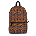 Kente Pattern Backpack — Colorful African Print School & Travel Bag
