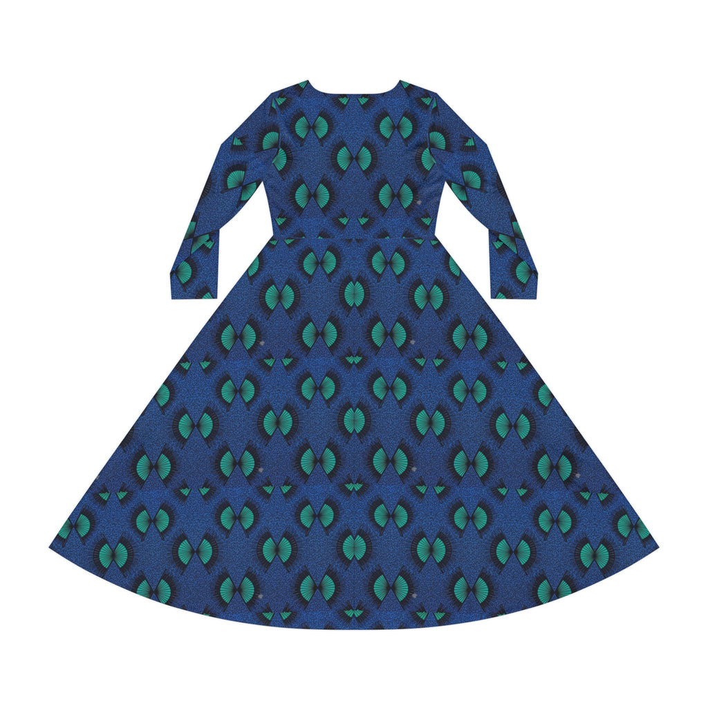 Women's Long Sleeve Dance Dress (AOP)