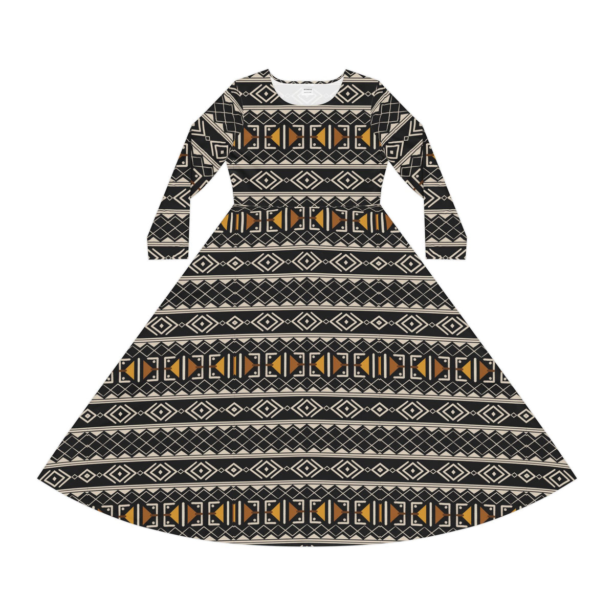 Women's Long Sleeve Dance Dress (AOP)