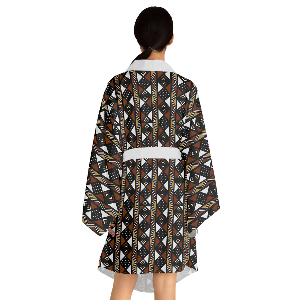 Long Sleeve Kimono Robe (AOP)