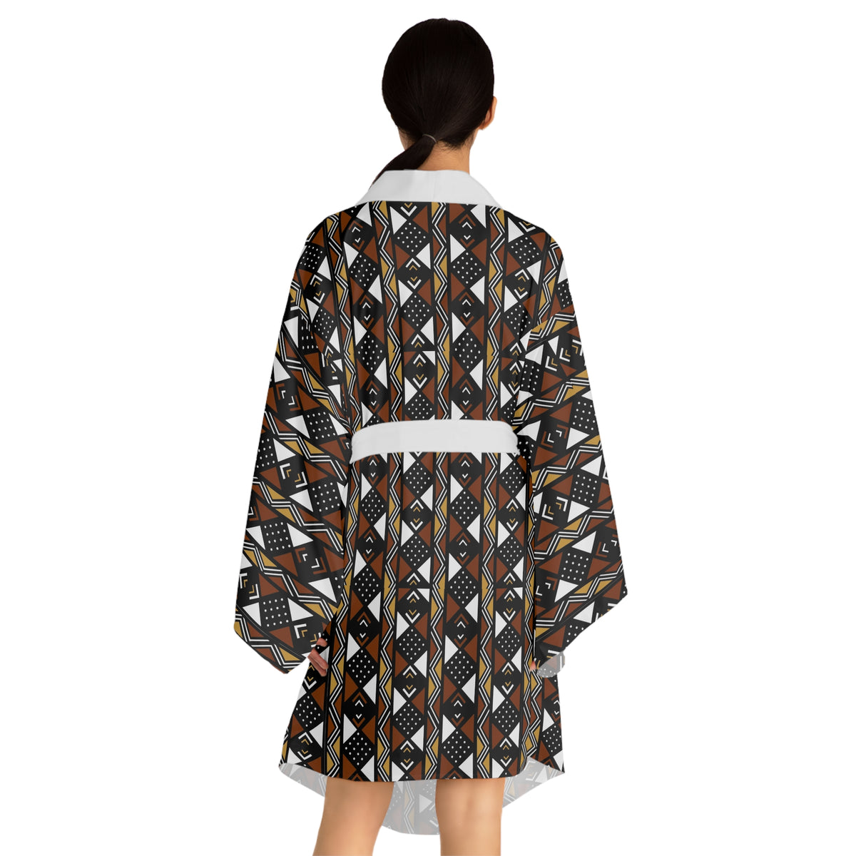Long Sleeve Kimono Robe (AOP)