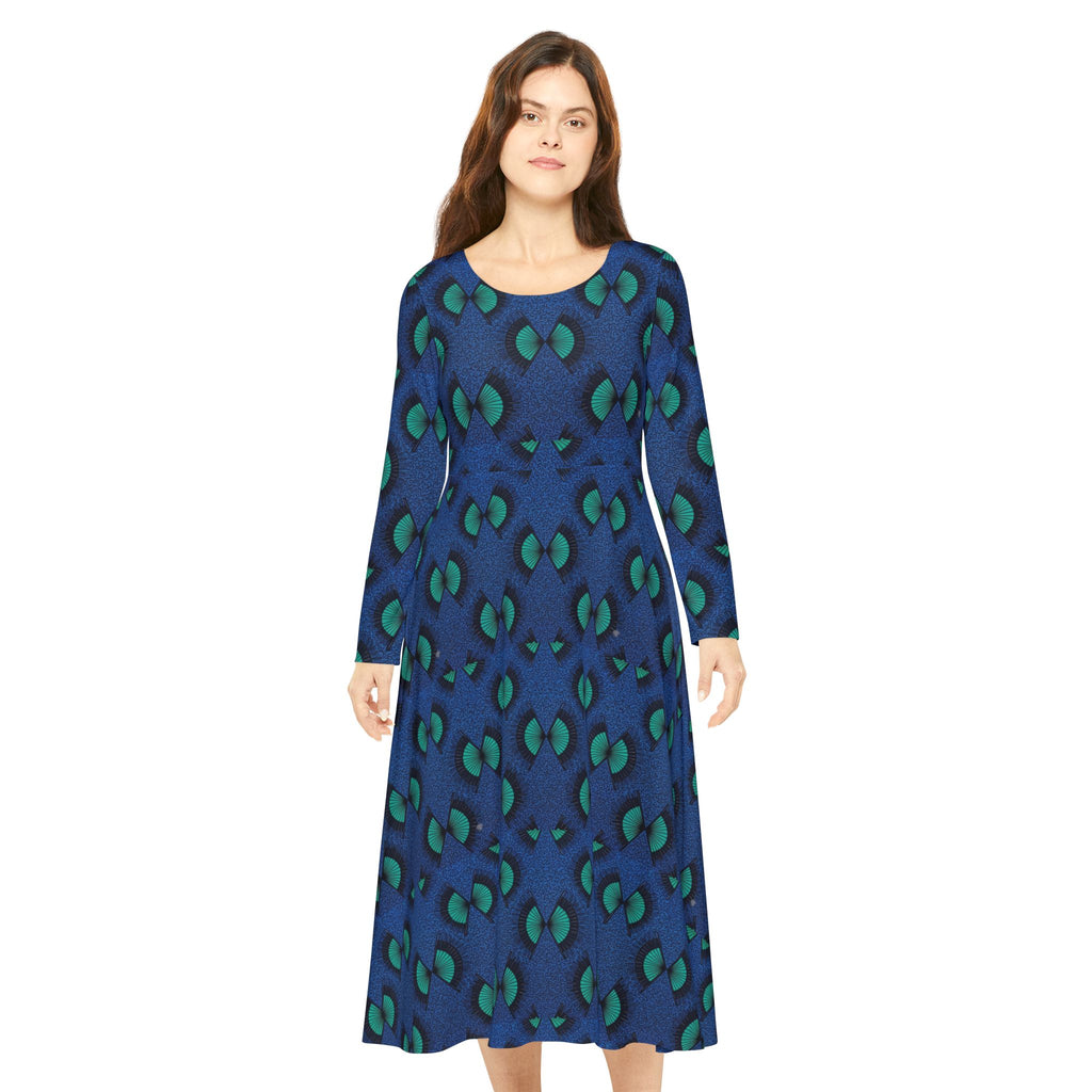 Women's Long Sleeve Dance Dress (AOP)