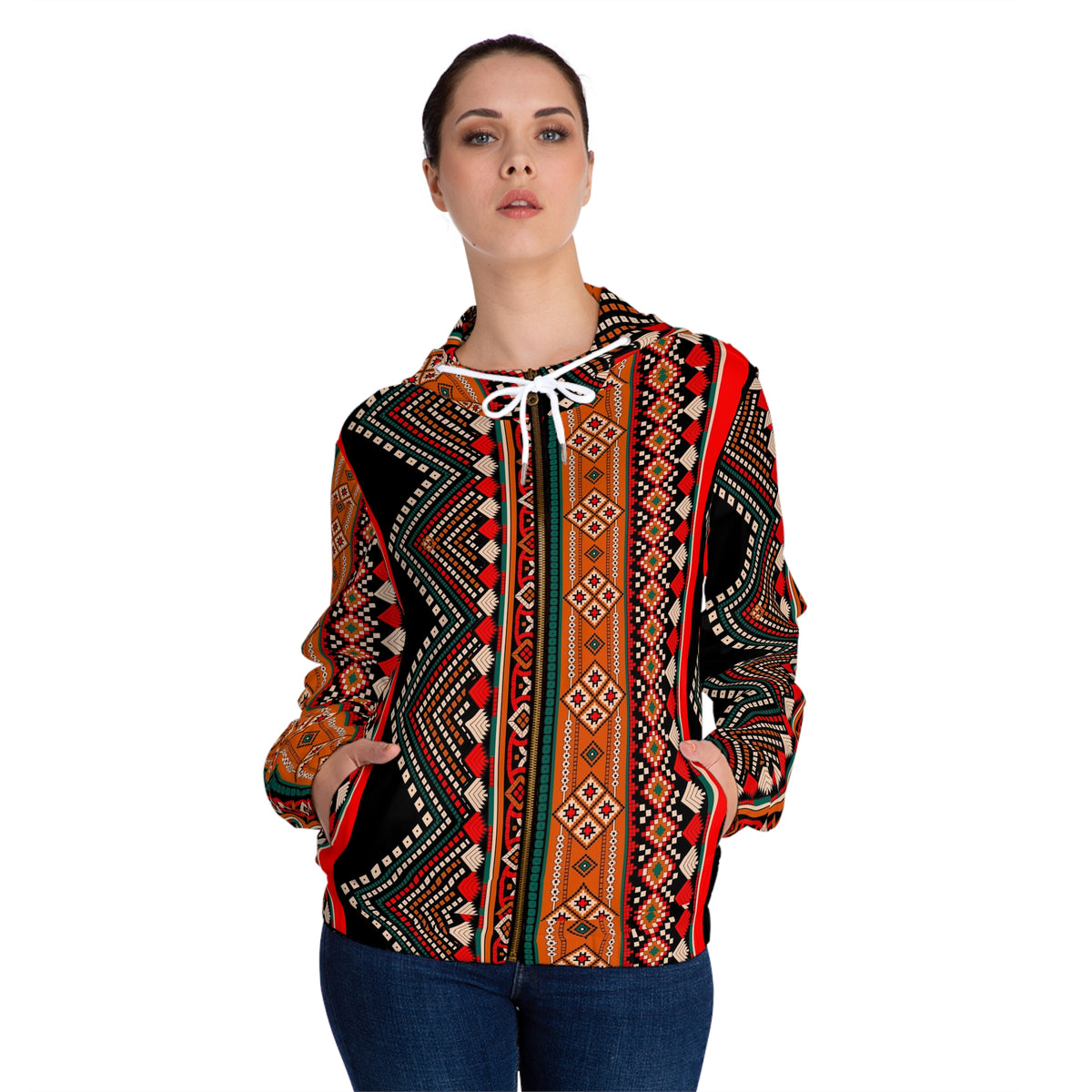 Women’s Full-Zip Hoodie (AOP)