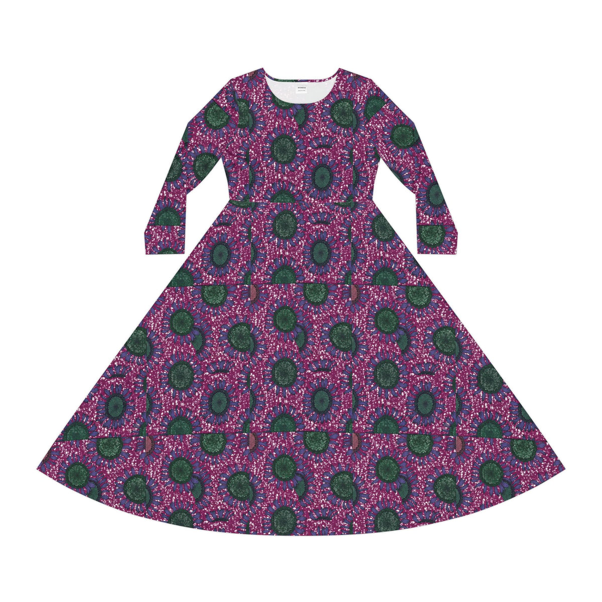 Women's Long Sleeve Dance Dress (AOP)