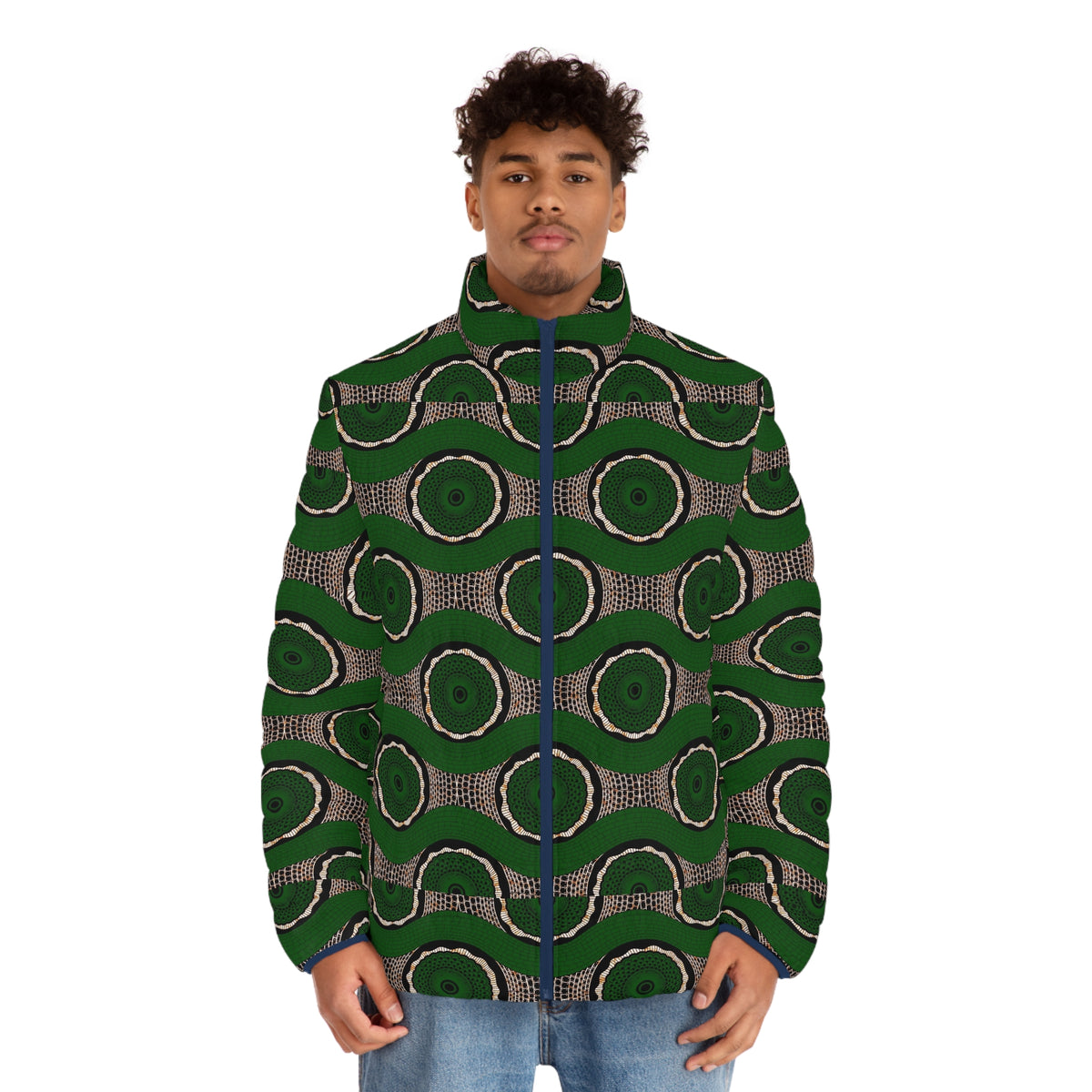 Men's Puffer Jacket (AOP)