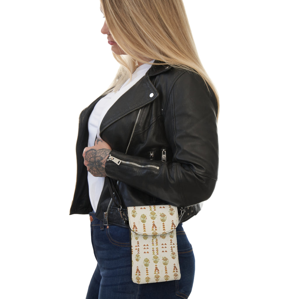 Floral Tassel Crossbody Phone Wallet