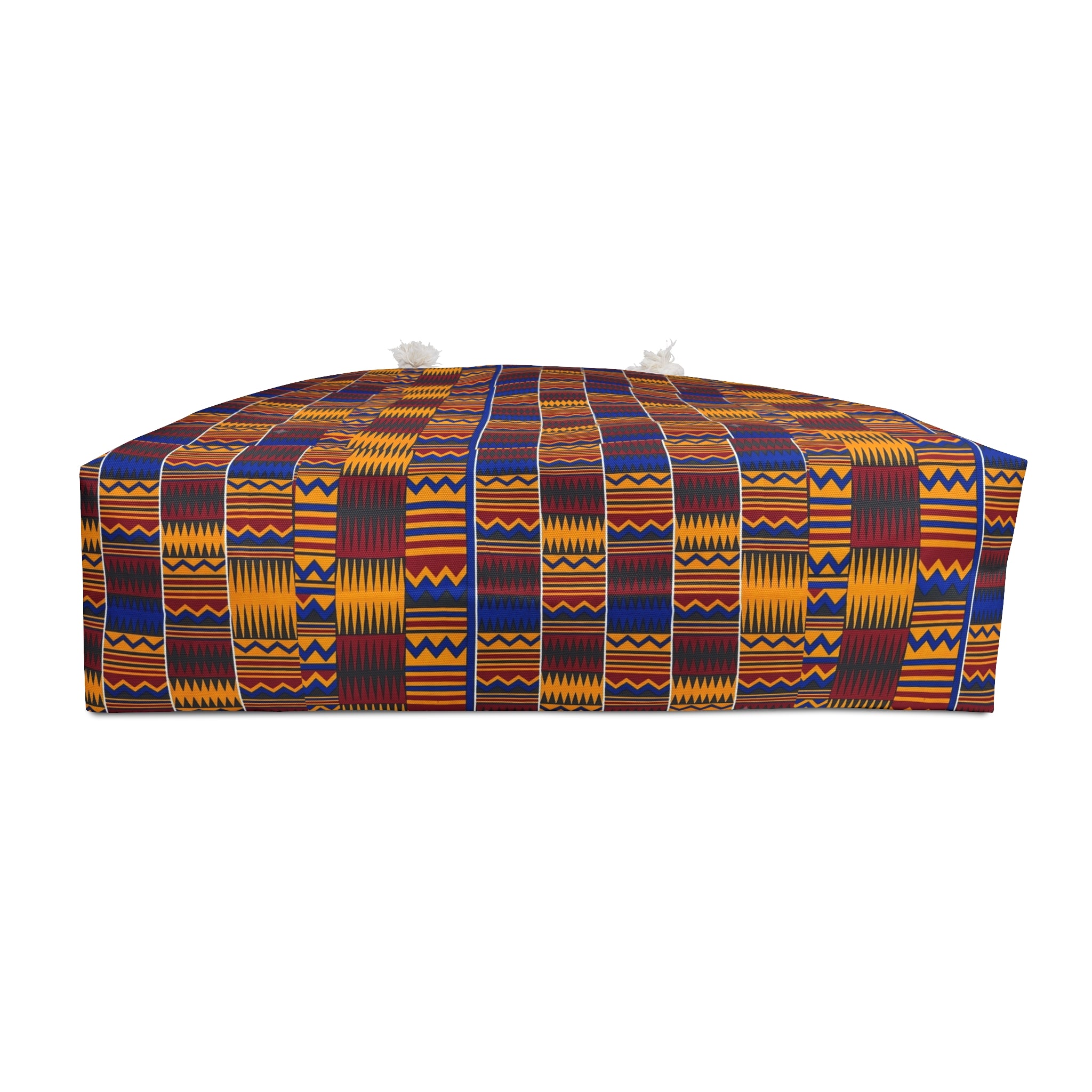 Kente Pattern Weekender Bag — African-Inspired Travel Tote