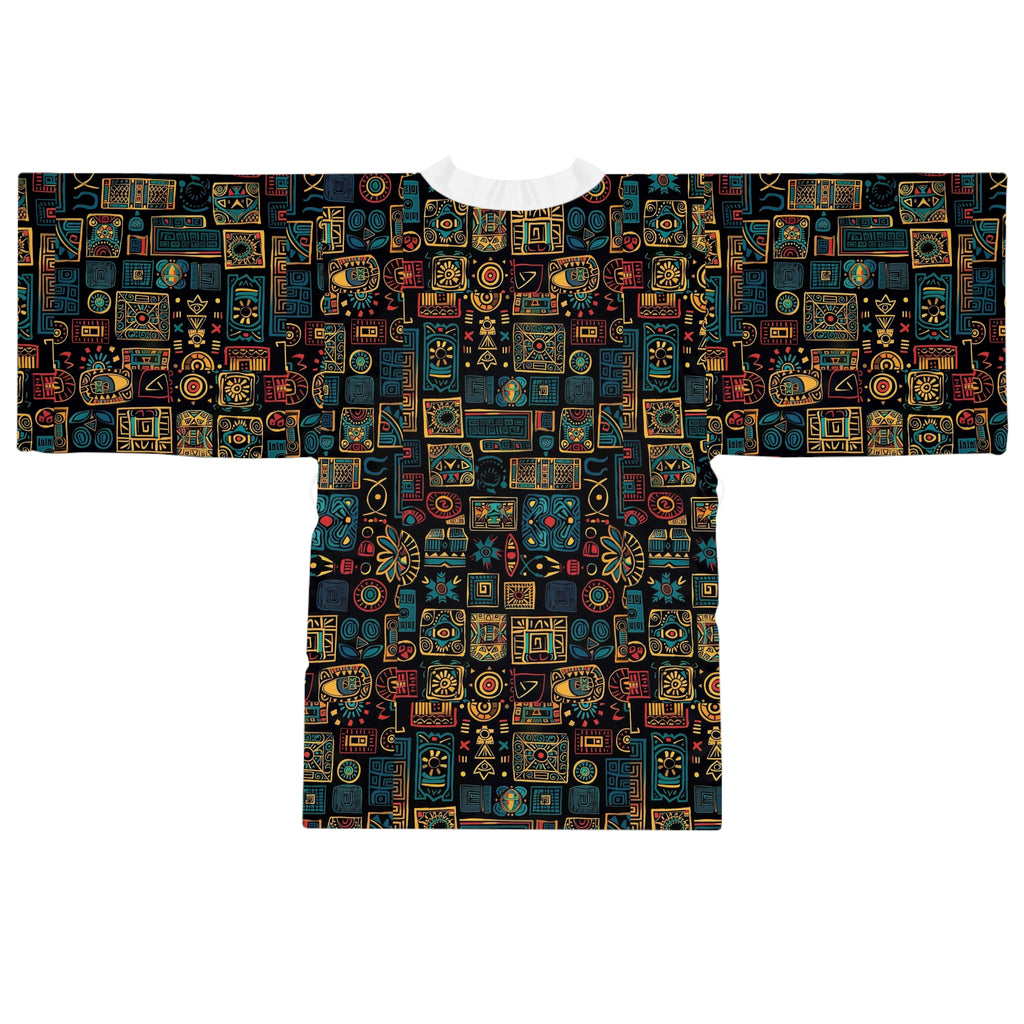 Long Sleeve Kimono Robe (AOP)