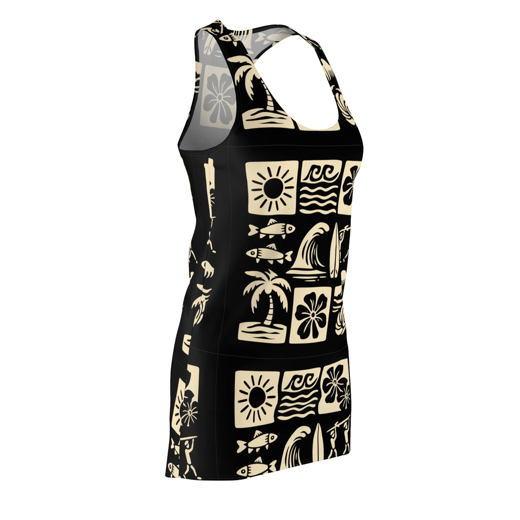 Women's Cut & Sew Racerback Dress (AOP)