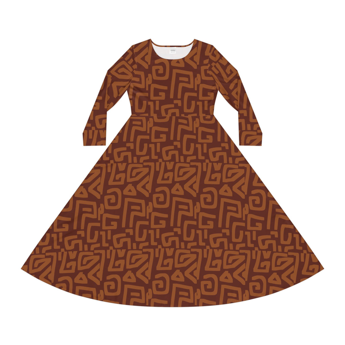 Women's Long Sleeve Dance Dress (AOP)