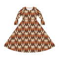 Women's Long Sleeve Dance Dress (AOP)