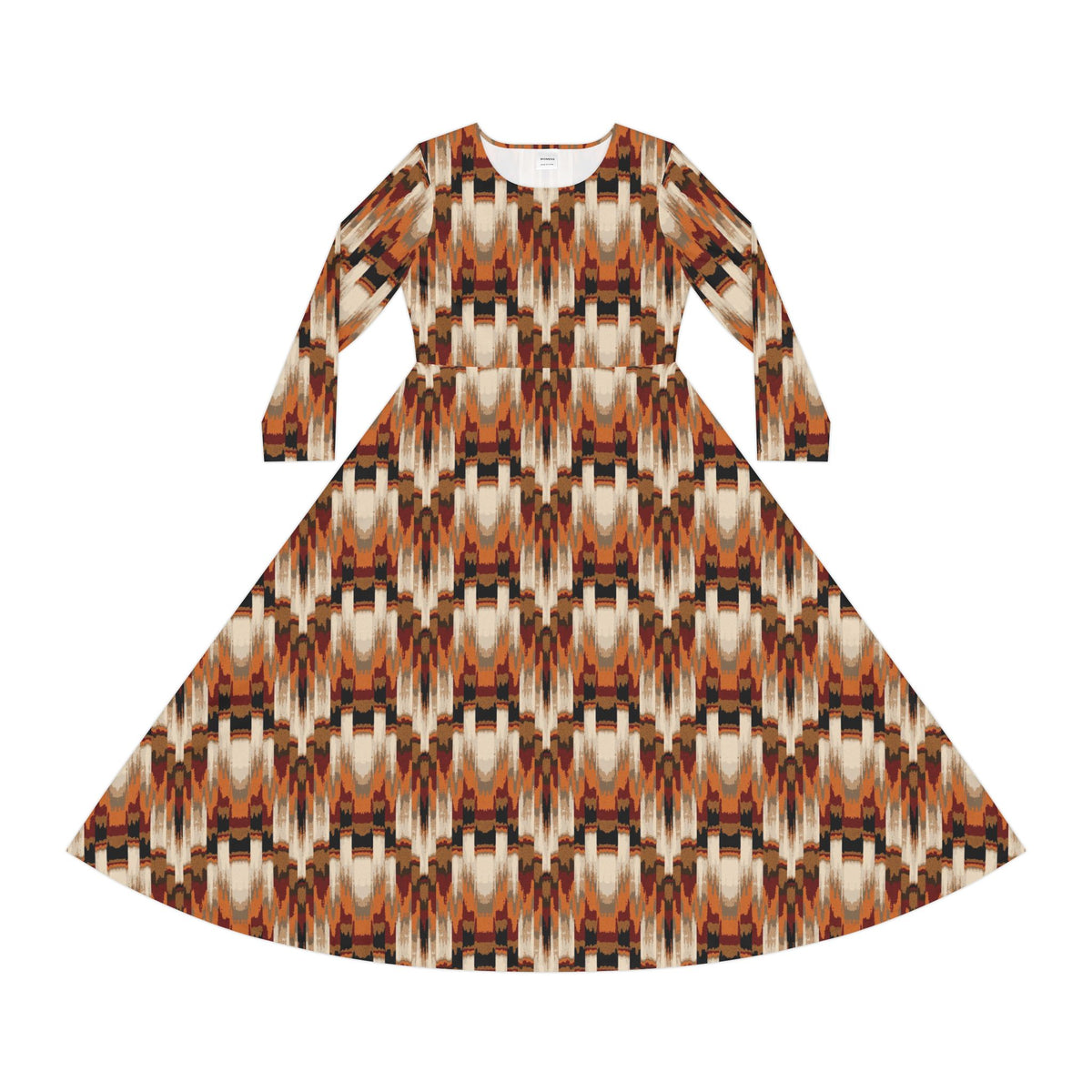 Women's Long Sleeve Dance Dress (AOP)