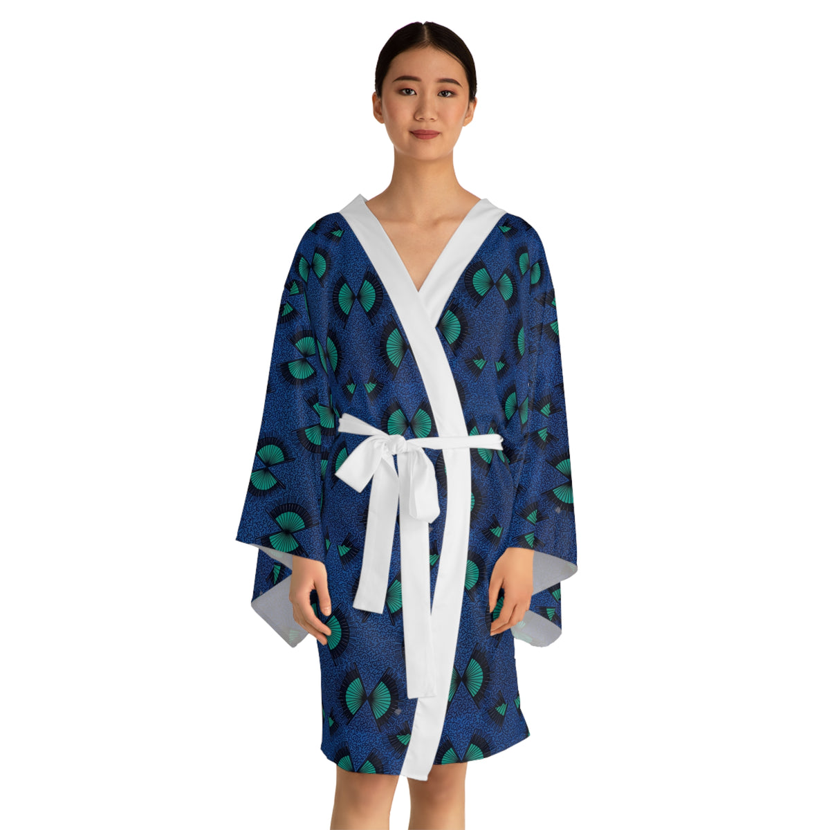 Long Sleeve Kimono Robe (AOP)