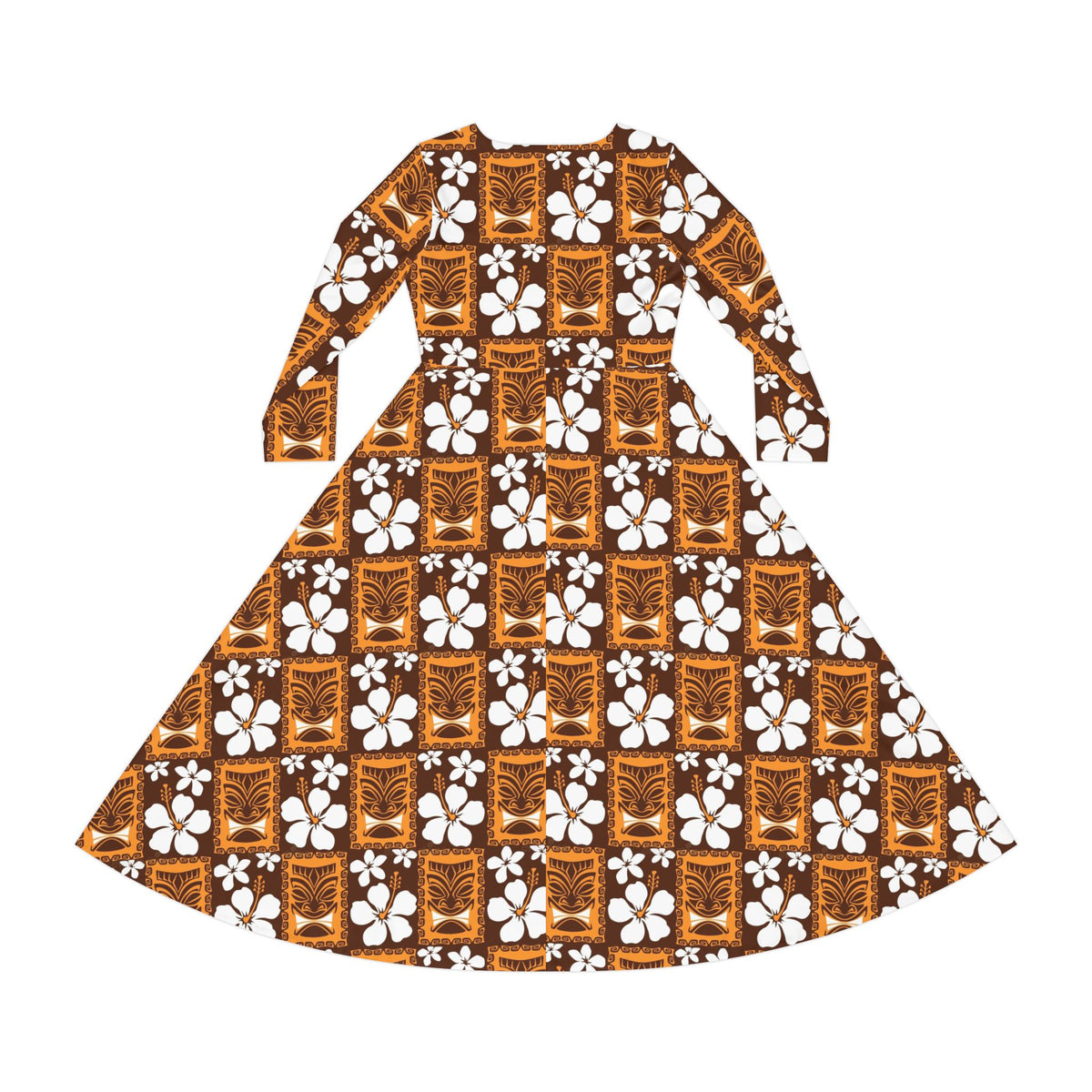 Women's Long Sleeve Dance Dress (AOP)