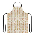 Holiday Gnome Pattern Apron - Festive Gardening & Baking Bib