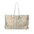 Boho Olive Pattern Weekender Bag