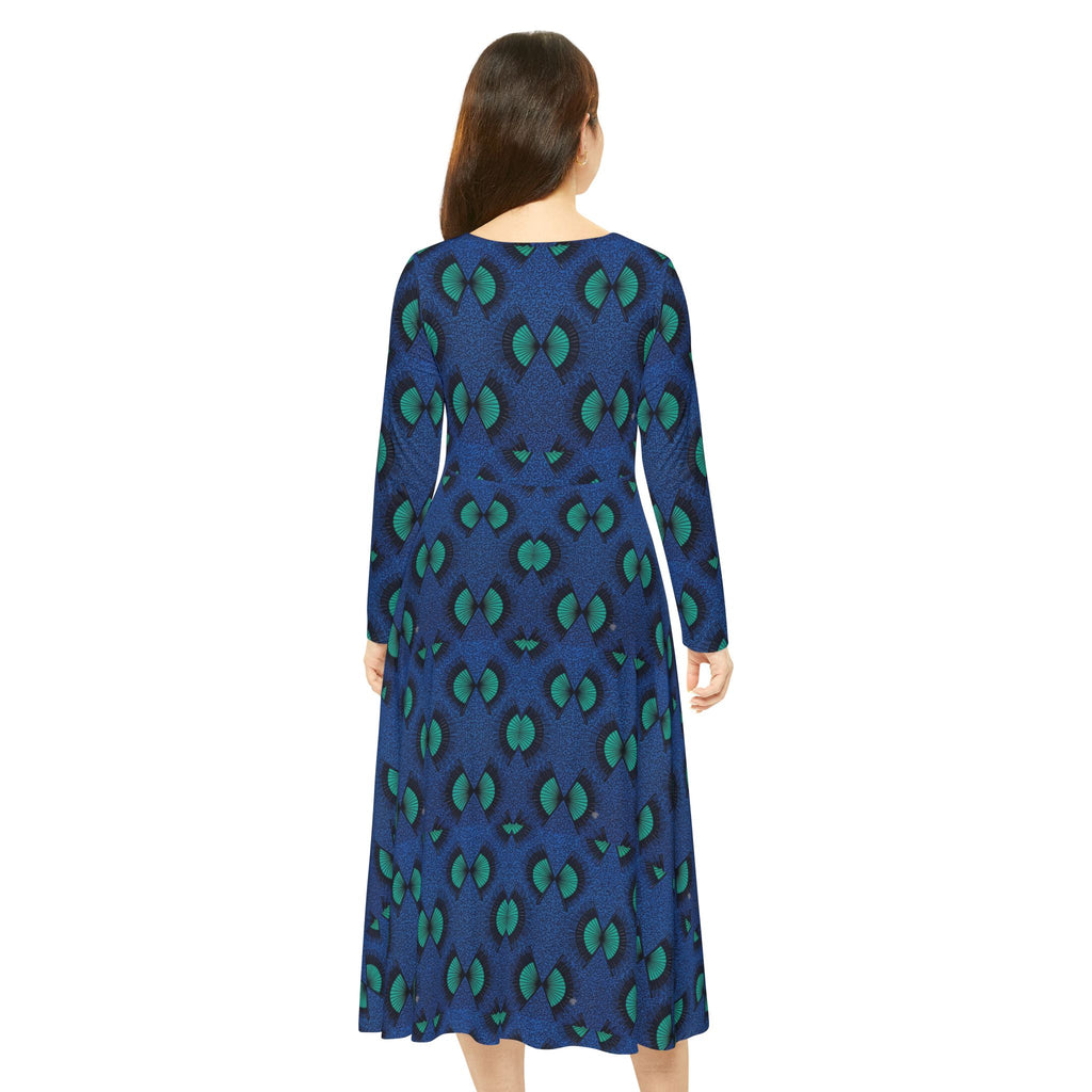 Women's Long Sleeve Dance Dress (AOP)