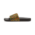 Kente Print Women's Slide Sandals — Removable Strap Comfort Slides