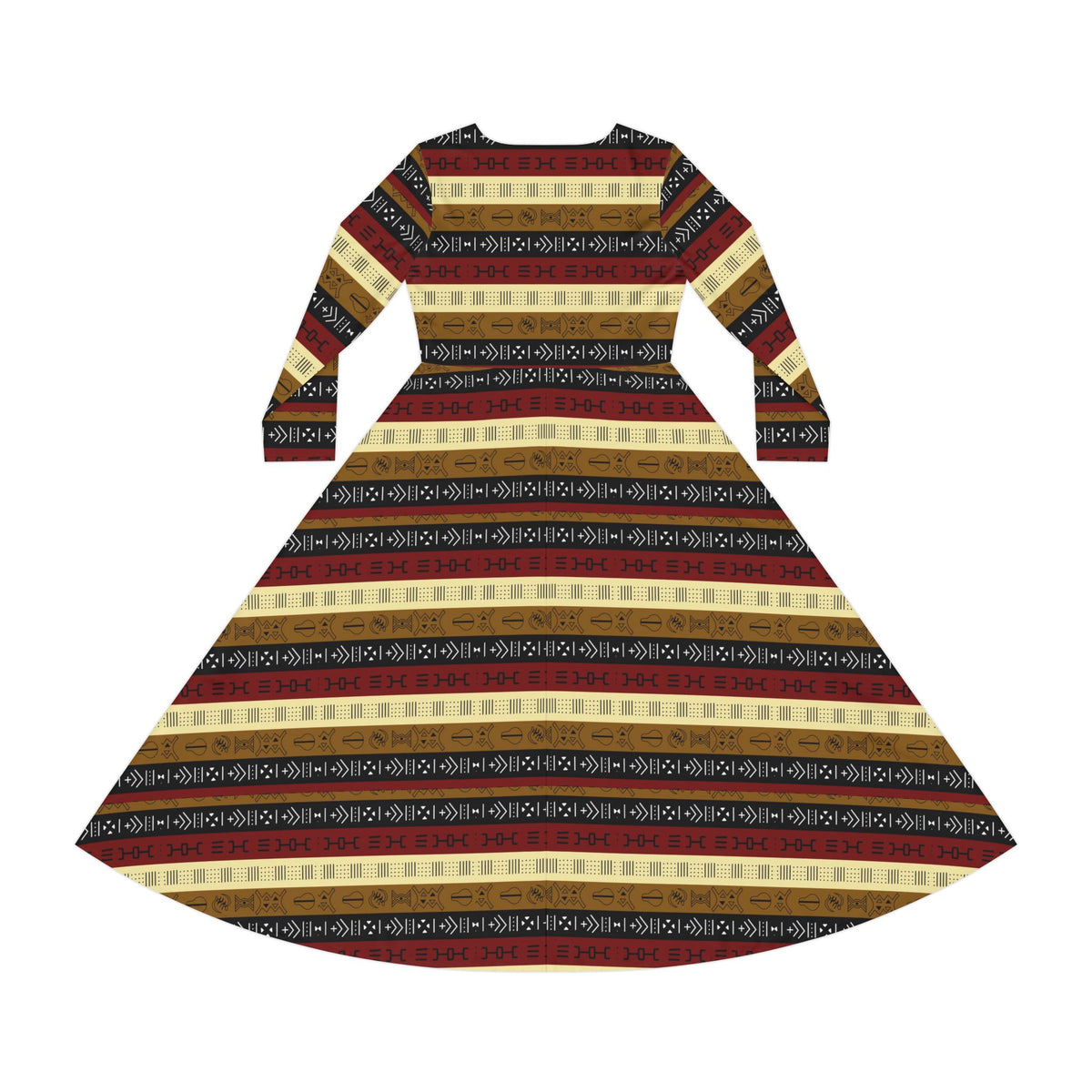 Women's Long Sleeve Dance Dress (AOP)