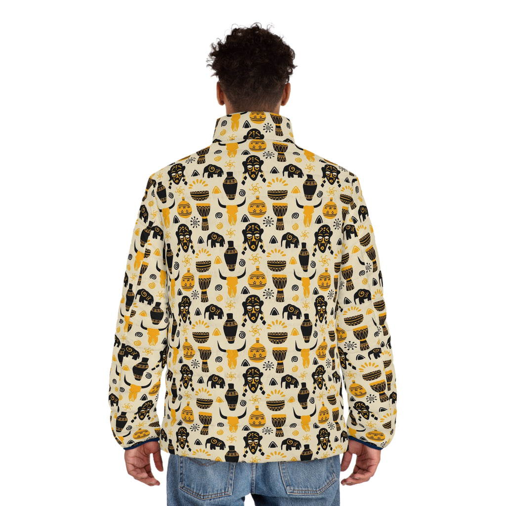 Men's Puffer Jacket (AOP)