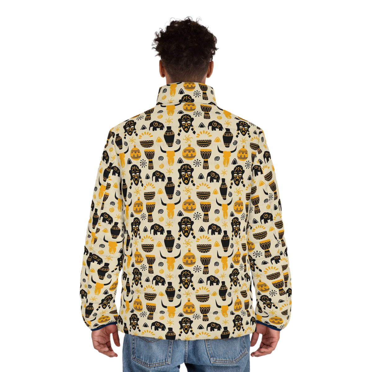 Men's Puffer Jacket (AOP)