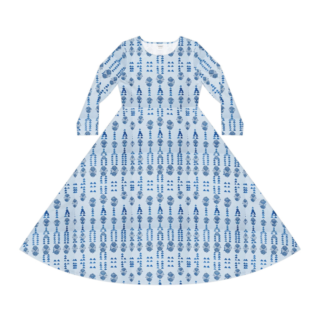 Women's Long Sleeve Dance Dress (AOP)