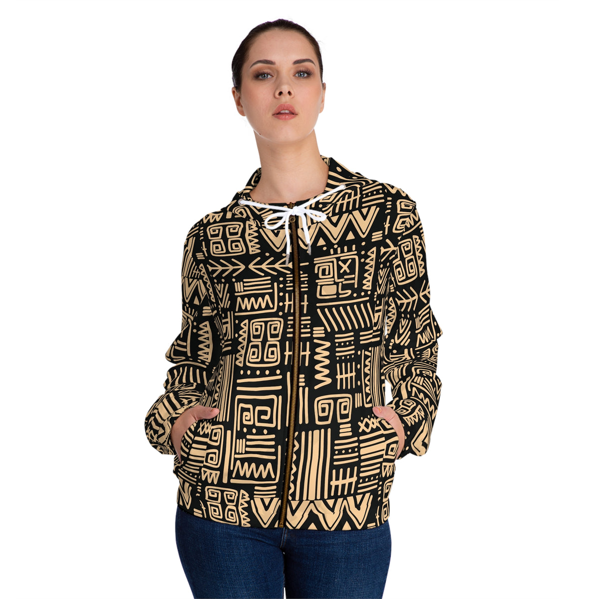 Women’s Full-Zip Hoodie (AOP)